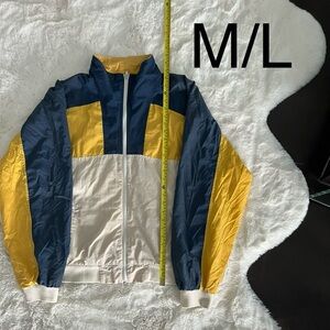 Colorblock Windbreaker Jacket